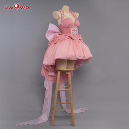 Uwowo Anime/Manga Chobits Chii Lolita Pink Bow Clamp Cosplay Costume ...