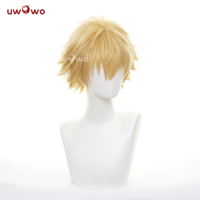 Uwowo Chainsaw Man Cosplay Wig Denji Wig Man Yellow Short Hair - Uwowo Cosplay