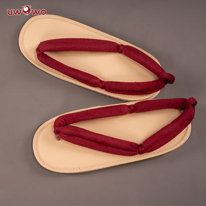 Uwowo Demon Slayer: Kimetsu no Yaiba Shoes Kamado Tanjiro/Agatsuma Zenitsu/Tomioka Giyuu/Kochou Shinobu/Hashibira Inosuke /Nezuko Cosplay Clogs Demon Slaying Shoes - Uwowo Cosplay