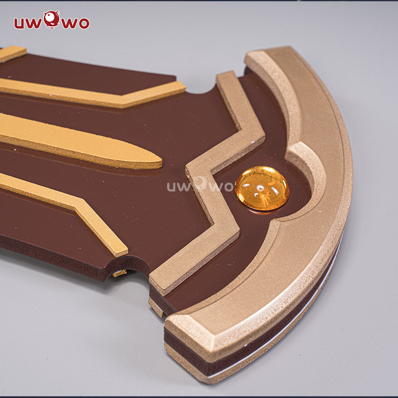 Uwowo Game Genshin Impact Cosplay Props Polearm Cyno Weapon Detachable Staff Of The Scarlet Sands - Uwowo Cosplay