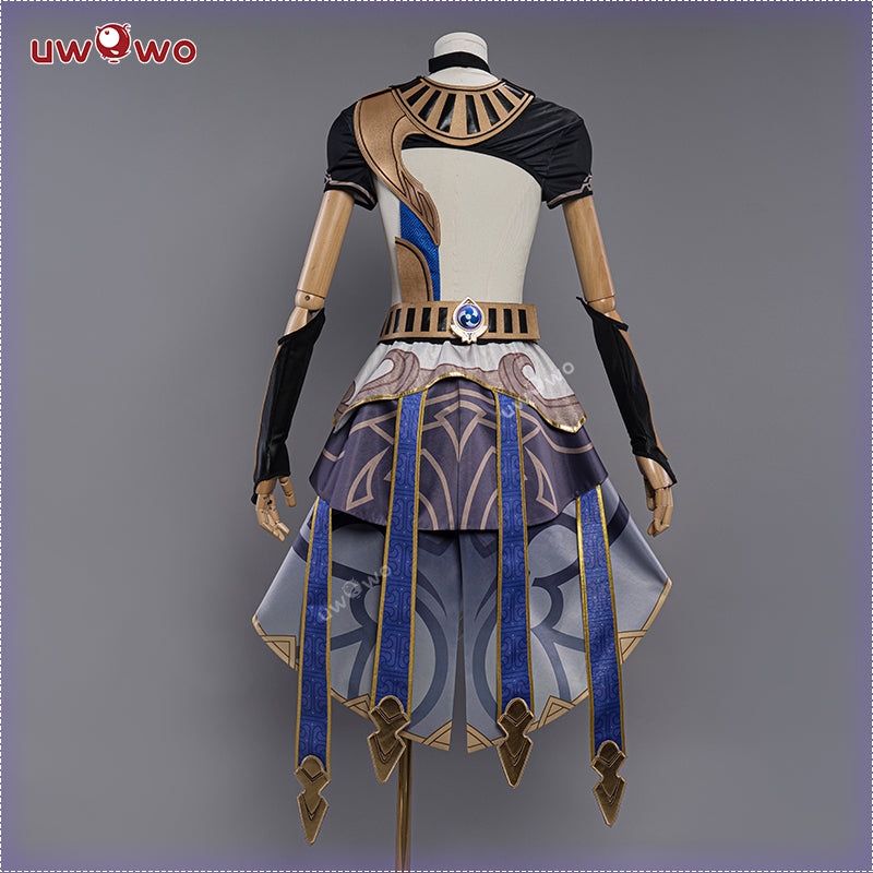 【Pre-Sale】Uwowo Genshin Impact: Cyno Boy Sumeru Electro Egyptian Male Cosplay Costume - Uwowo Cosplay