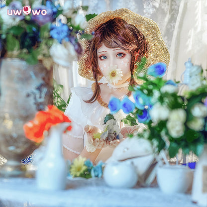 Uwowo Collab Series Game Identity V Emma Woods Cosplay Costume Gardener Up In The Wind Skin Uniform Dress