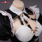 【Pre-sale】Exclusive authorization Uwowo Game Genshin Impact Fanart Maid Ver Rosaria Maid Cosplay Costume - Uwowo Cosplay