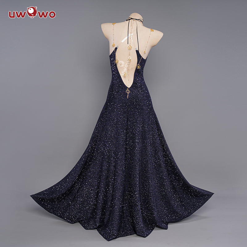 prom starry night theme gown