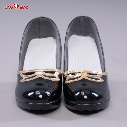 Uwowo Game Genshin Impact Cosplay Lisa Witch of Purple Rose The Librarian Cosplay Shoes - Uwowo Cosplay
