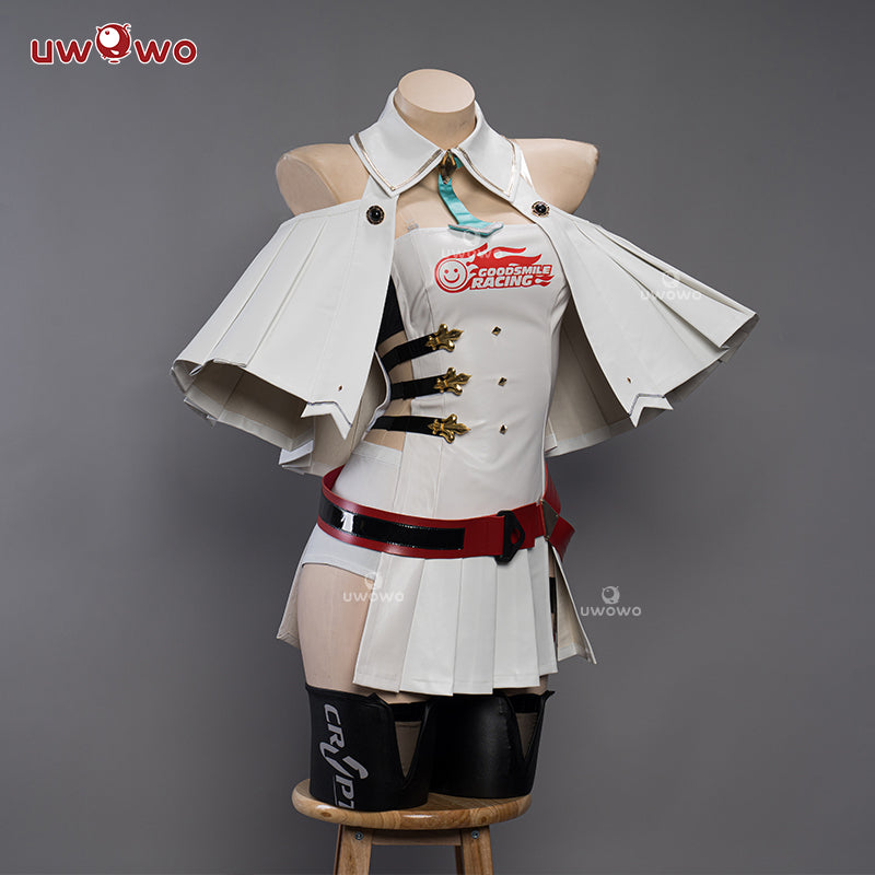 【In Stock】Uwowo Vocaloid Hatsune Miku 2023 Racing Ver Cosplay Costume