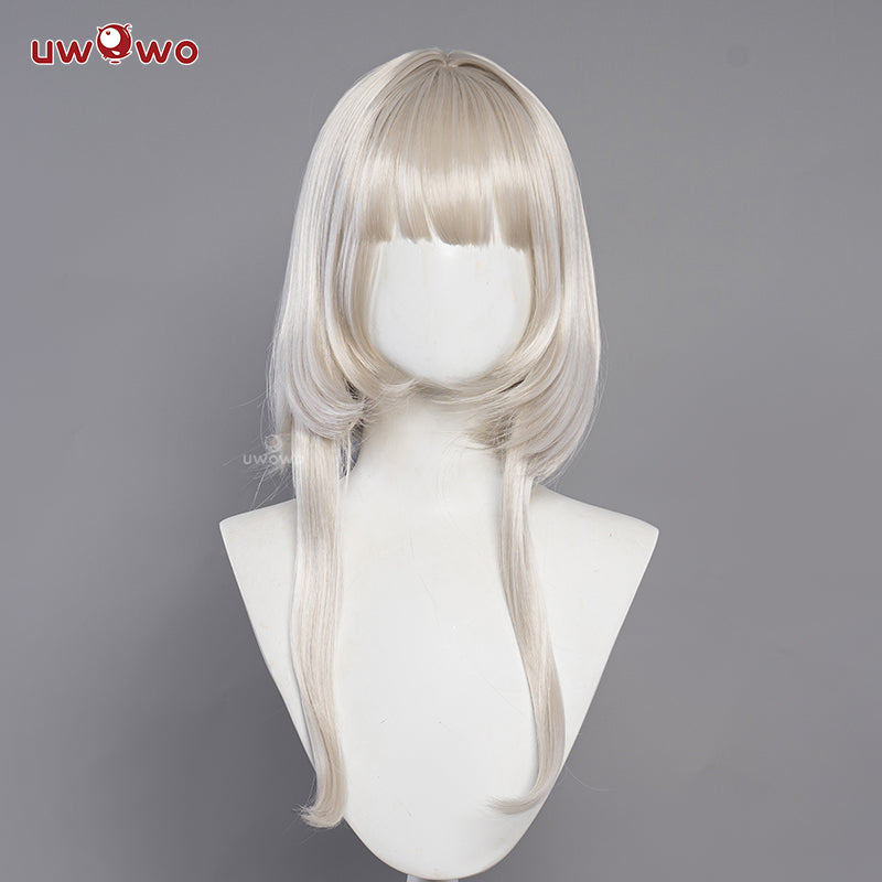 【Pre-sale】Uwowo Game Genshin Impact Fatui Cosplay Fatui Wig Sandrone wig 35CM Hair 55CM Ponytail - Uwowo Cosplay