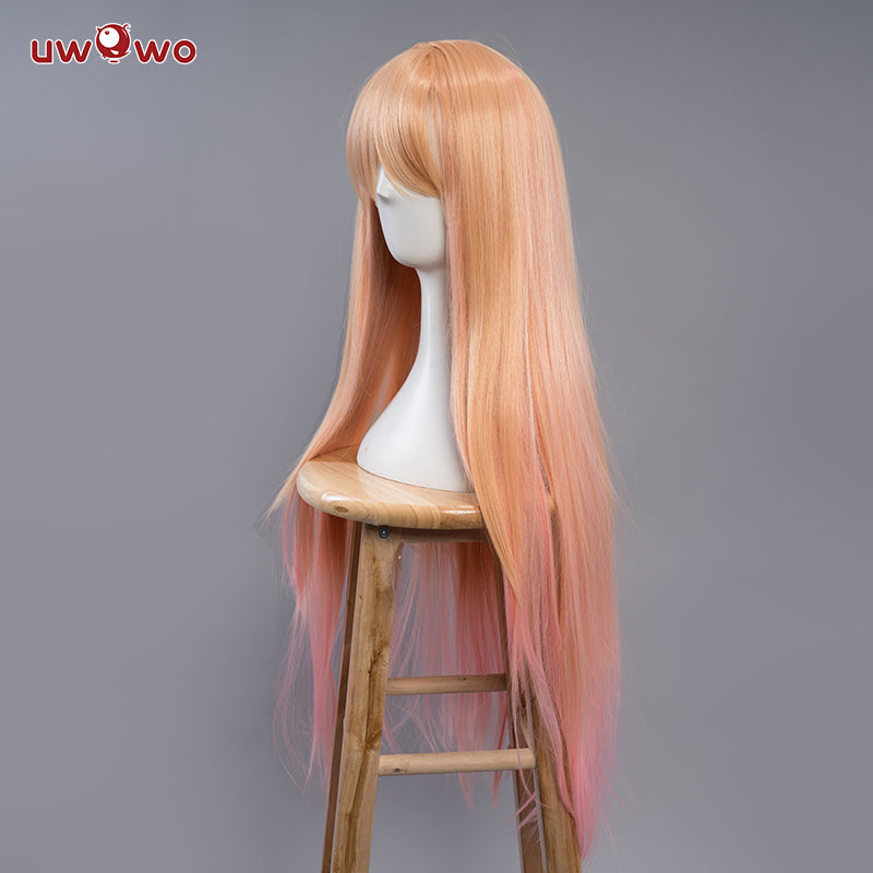 Uwowo Anime My Dress-Up Darling Marin Kitagawa Cosplay Wig Yellow-Pink Gradient 80CM Long Hair - Uwowo Cosplay