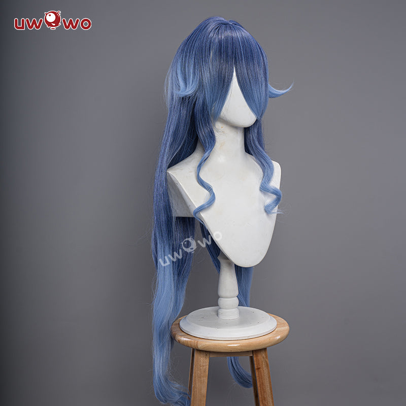 Blue shop anime wig