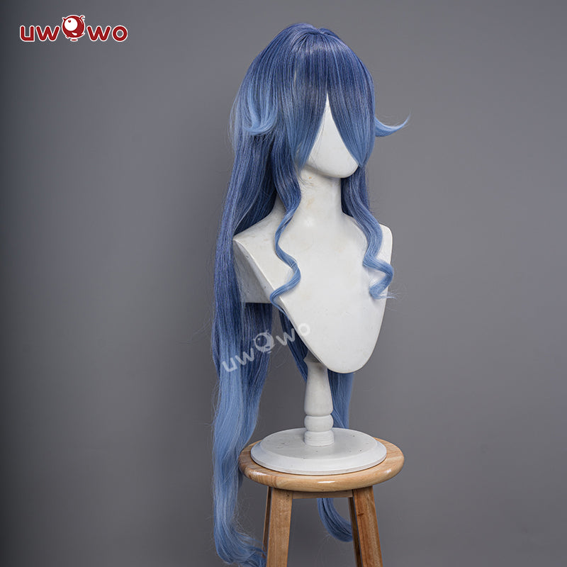 【Pre-sale】Uwowo Genshin Impact Cosplay Wig Layla Cosplay Wig Gradient Blue Long Hair - Uwowo Cosplay