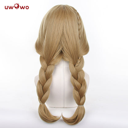 Uwowo Genshin Impact Lisa Sumeru Uniform 3.4 New Skin Cosplay Wig Long Hair