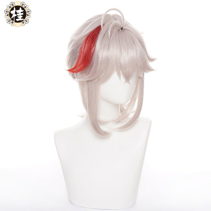 Uwowo Game Genshin Impact Kaedehara Kazuha Cosplay Wig 40cm Gray Short Hair - Uwowo Cosplay