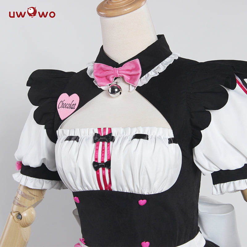 UWOWO Chocola Cosplay Game NEKOPARA Costume Chocola Vanilla Maid Dress Costume - Uwowo Cosplay