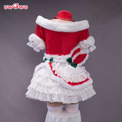 【In-Stock】Uwowo Game Re: Zero Lost in Memories Ram Christmas Ver. Cosplay Costume - Uwowo Cosplay