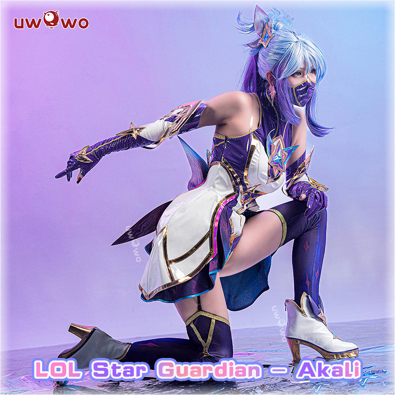 Uwowo League of Legends/LOL Costume Star Guardian Akali SG Akali Cosplay Costume - Uwowo Cosplay