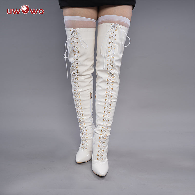 Uwowo Nier: Automata 2B White Wedding Dress Bride Cosplay Costume Shoes - Uwowo Cosplay