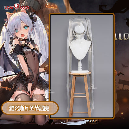 【Pre-sale】Uwowo Game Azur Lane HMS Janus Cosplay Wig Little Devil Halloween Wig - Uwowo Cosplay