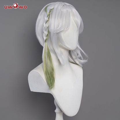 【Pre-sale】Uwowo Genshin Impact: Nahida Sumeru Dendro Archon God Loli Cosplay Wig Hahida Wig - Uwowo Cosplay