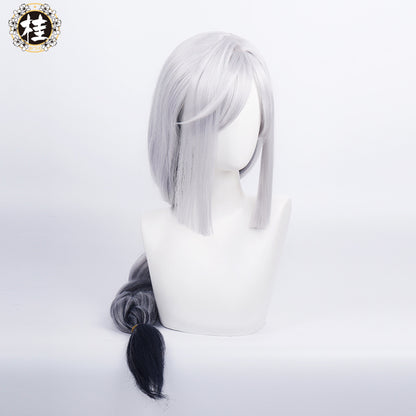 Uwowo Game Genshin Impact Liyue Cryo Shenhe Cosplay Wig 100cm Long Hair - Uwowo Cosplay