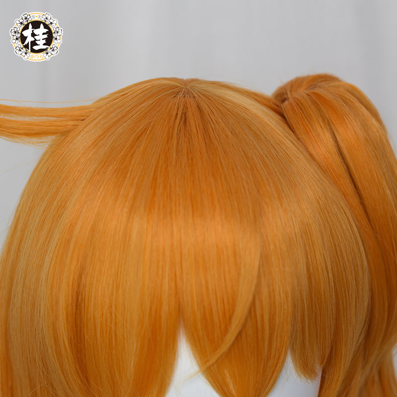 UWOWO FGO Fujimaru Ritsuka 4 Anniversary Cosplay Wig 30CM Orange Short hair - Uwowo Cosplay
