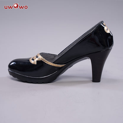 Uwowo Game Genshin Impact Cosplay Lisa Witch of Purple Rose The Librarian Cosplay Shoes - Uwowo Cosplay