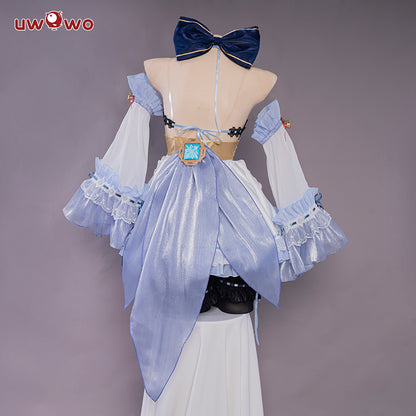 【Pre-sale】Exclusive Authorization Uwowo Game Genshin Impact Fanart Ganyu Maid Ver Cosplay Costume - Uwowo Cosplay