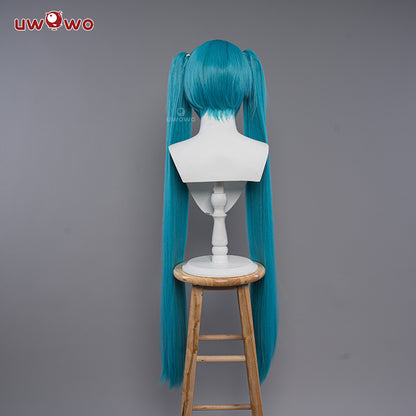 【Pre-sale】Uwowo Vocaloid Hatsune Miku 2022 Racing Ver Cosplay Wig Hatsune Miku Wig Blue Long Hair - Uwowo Cosplay