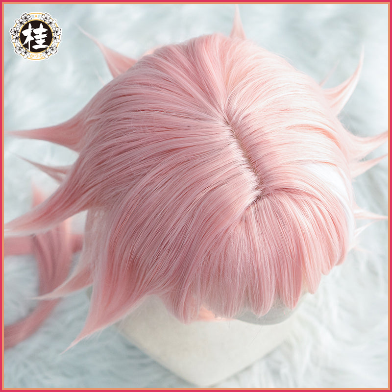 【Pre-sale】Uwowo Game Fate Grand Order/FGO Astolfo Cosplay Wig 100cm Long Twin Tail Pink Hair - Uwowo Cosplay
