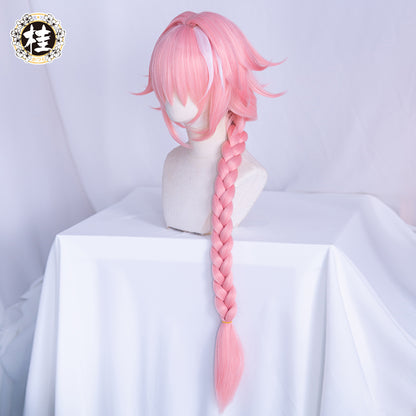 【Pre-sale】Uwowo Game Fate Grand Order/FGO Astolfo Cosplay Wig 60cm Long Pink Braid hair - Uwowo Cosplay