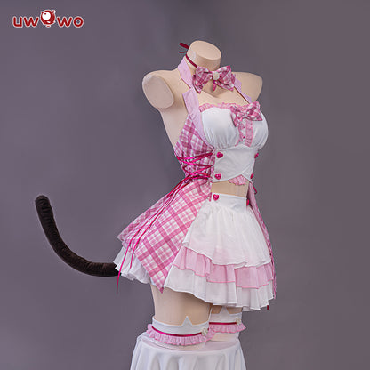Uwowo Game Nekopara Live Catgirls Chocola Idol Stage Performance Cosplay Costume - Uwowo Cosplay