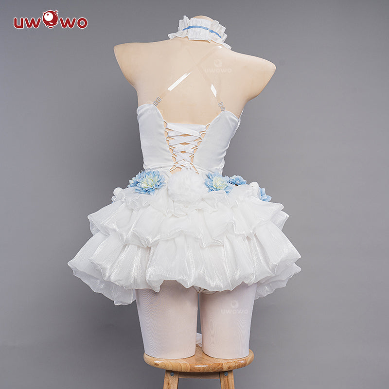 Uwowo Vocaloid Hatsune Miku: Flower Fairy Nemophilia Ver. White Dress Figure Ver. Cosplay Costume - Uwowo Cosplay