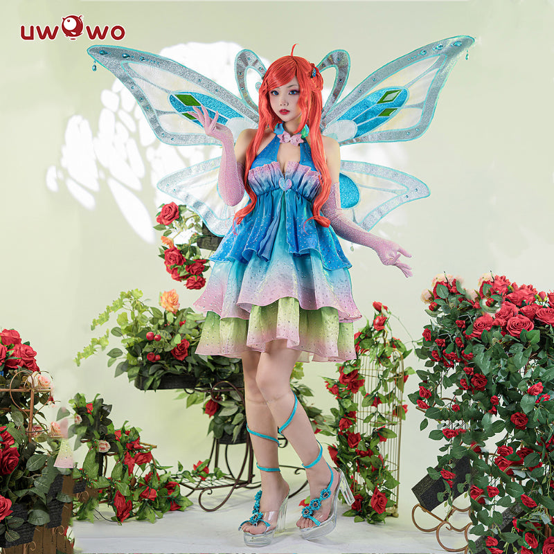 【Pre-sale】Uwowo Cosplay Bloom Enchantix Cosplay Princess Fairy Wings Winx Cosplay Clubb Costumes - Uwowo Cosplay