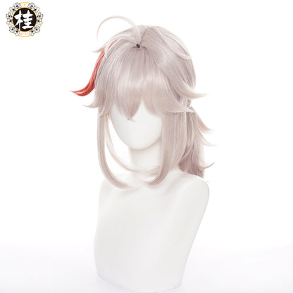 Uwowo Game Genshin Impact Kaedehara Kazuha Cosplay Wig 40cm Gray Short Hair - Uwowo Cosplay