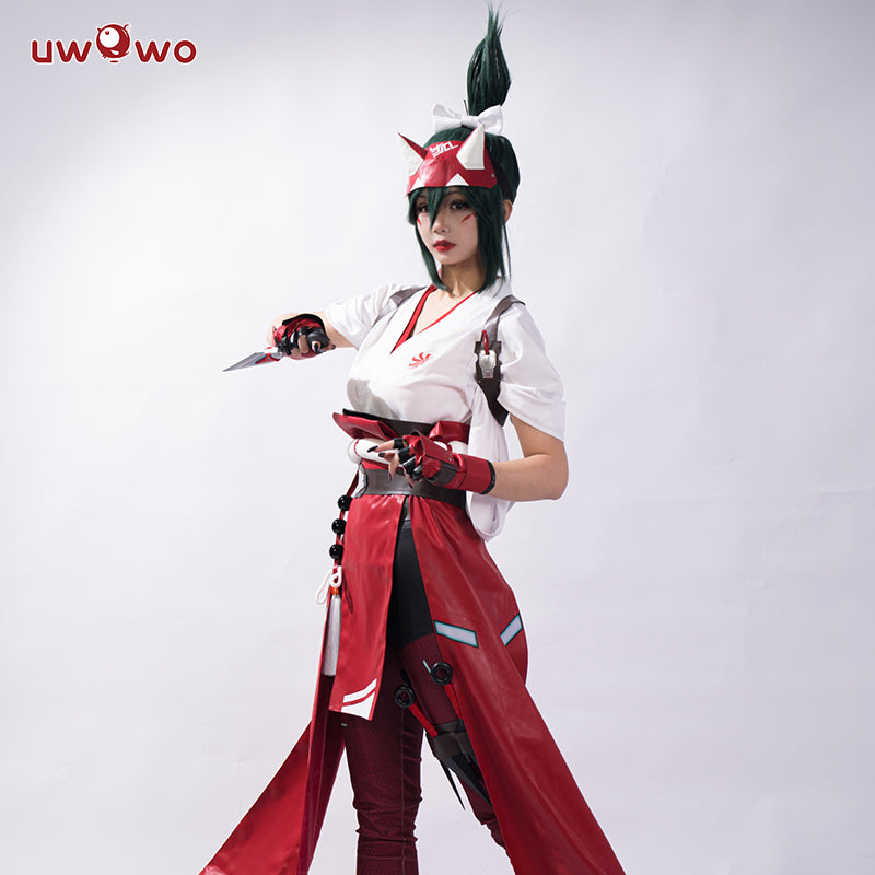 【In Stock】Uwowo Game Overwatch 2 Kiriko Ninja Healer Shinobi Cosplay Costume