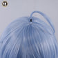 Uwowo Genshin Impact Cosplay Ganyu Plenilune Gaze Cosplay Wig 90cm Blue Wavy Hair - Uwowo Cosplay