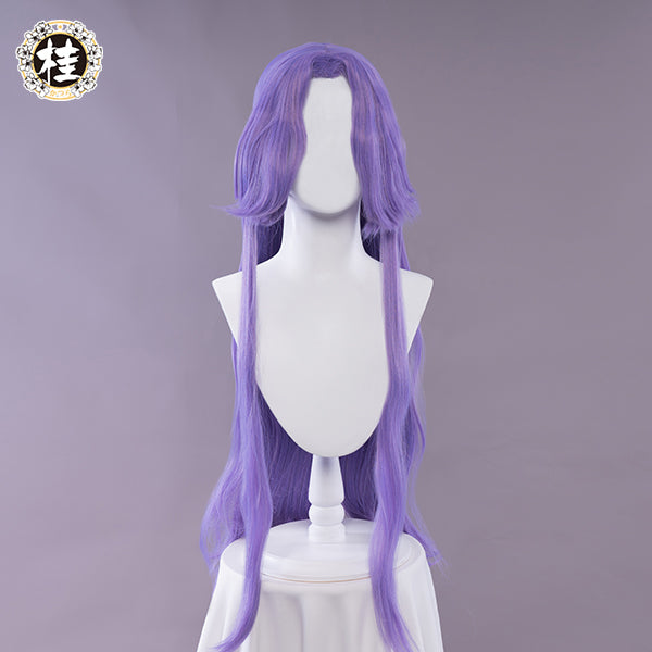 Uwowo Game League of Legends Withered Rose Syndra Cosplay Wig 80cm Pink purple Hair - Uwowo Cosplay