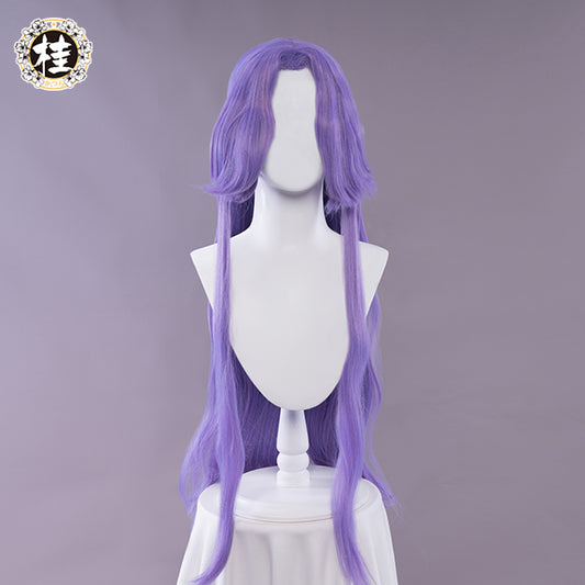Uwowo Game League of Legends Withered Rose Syndra Cosplay Wig 80cm Pink purple Hair - Uwowo Cosplay