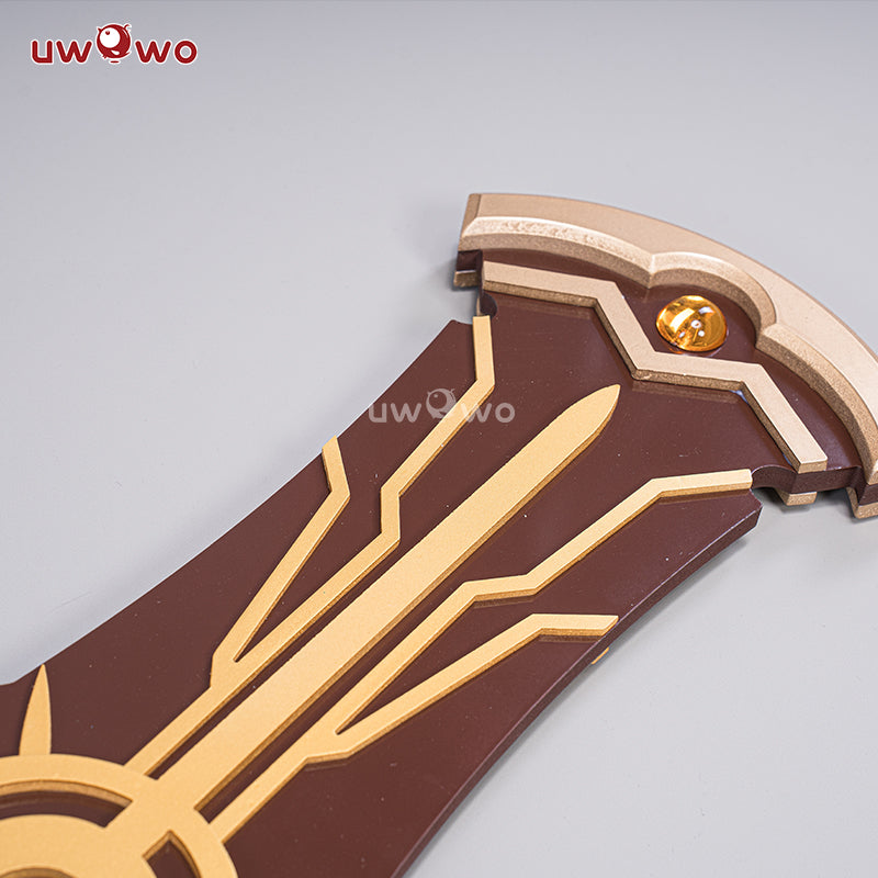 Uwowo Game Genshin Impact Cosplay Props Polearm Cyno Weapon Detachable Staff Of The Scarlet Sands - Uwowo Cosplay