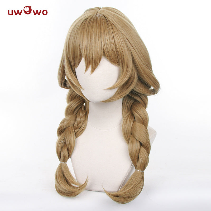 Uwowo Genshin Impact Lisa Sumeru Uniform 3.4 New Skin Cosplay Wig Long Hair