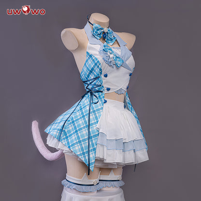 【In Stock】Uwowo Game Nekopara Live Catgirls Vanilla Idol Stage Performance Cosplay Costume - Uwowo Cosplay
