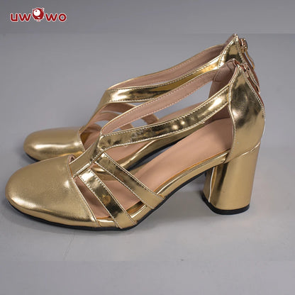 【Pre-sale】Uwowo Genshin Impact Layla Cosplay Shoes Sumeru Cryo Female Shoes