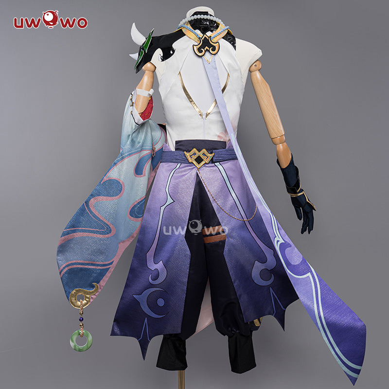 【Pre-sale】Uwowo Genshin Impact Xiao Yaksha Cosplay Liyue Anemo Male Cosplay Xiao Costumes - Uwowo Cosplay