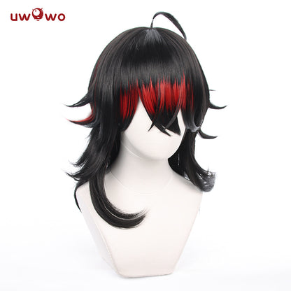 【Pre-sale】Uwowo Vtuber NIJISANJI Cosplay Wig Vtuber Vox Wig Vox Akuma Cosplay Wig - Uwowo Cosplay