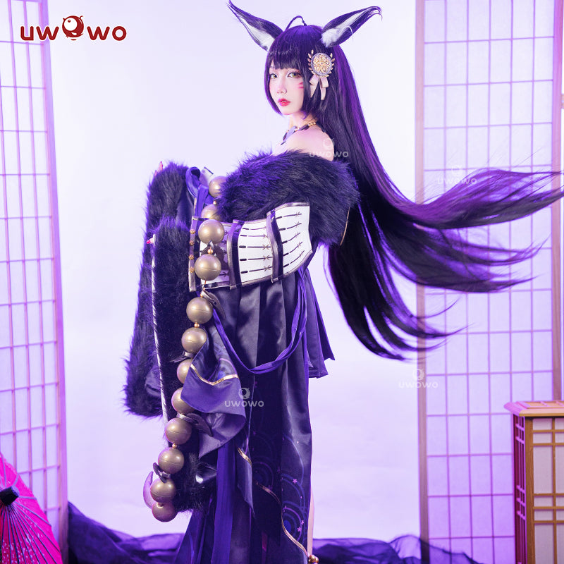 【Pre-sale】Uwowo Game Azur Lane IJN Musashi Kimono Fox Cosplay Costume - Uwowo Cosplay