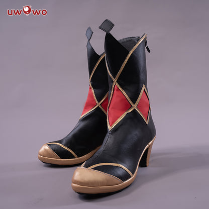 Uwowo Game Genshin Impact Cosplay Rosaria Thorny Benevolence Cosplay Shoes - Uwowo Cosplay