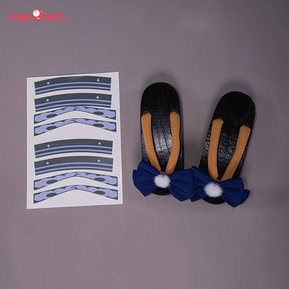 Uwowo Game Genshin Impact Sangonomiya Kokomi Pearl of Wisdom Cosplay Shoes - Uwowo Cosplay