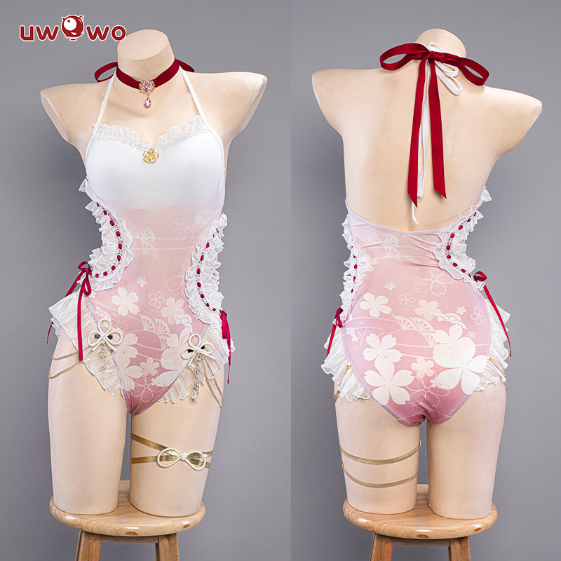 【In Stock】Exclusive Uwowo Genshin Impact Fanart Yae Miko Swimsuit Cosplay Costume