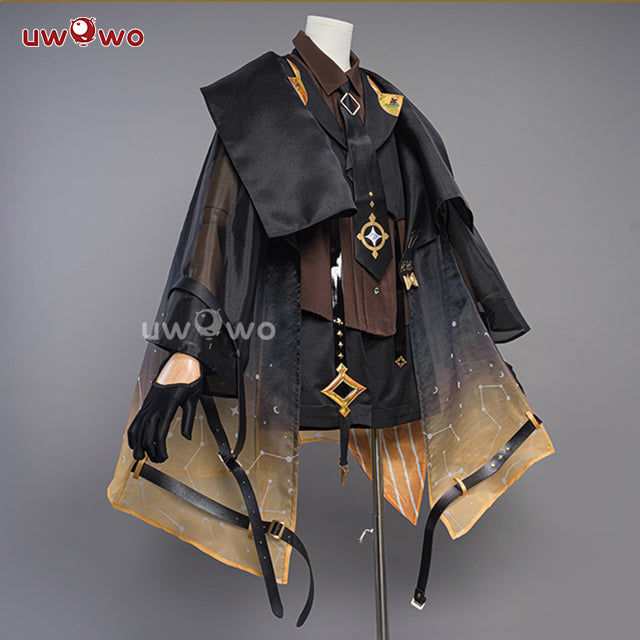 【Pre-sale】Exclusive authorization Uwowo Genshin Impact Fanart Aether Bunny Suit Canon Outfit Cosplay Traveler Kong Costume - Uwowo Cosplay