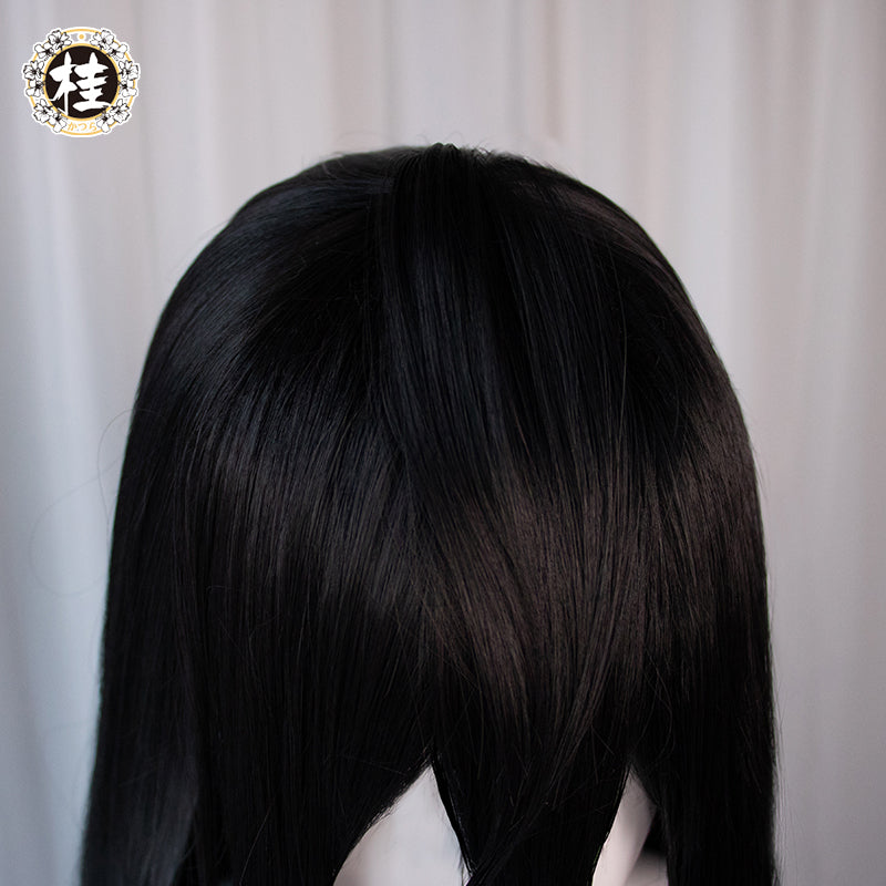 120cm purple outlet wig