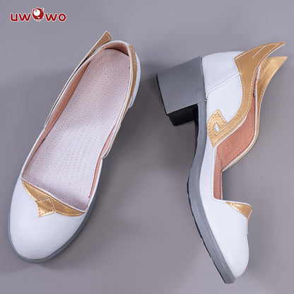 Uwowo Game Genshin Impact Cosplay Ganyu Plenilune Gaze Cosplay Shoes - Uwowo Cosplay